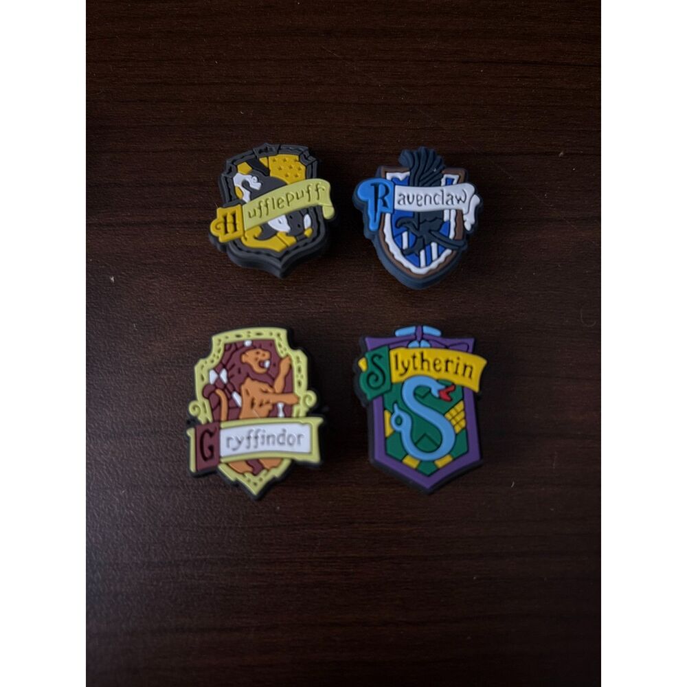 Harry Potter Hogwarts Houses Shoe Charms (4-Piece Set)